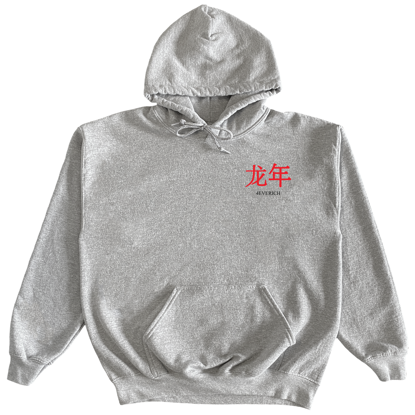4EVERICH Year Of The Dragon Hoodie GRY