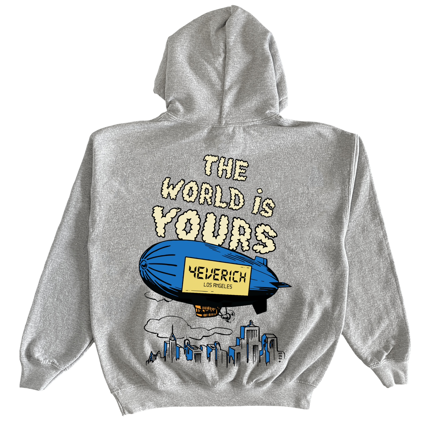 4EVERICH World Is Yours Hoodie GRY