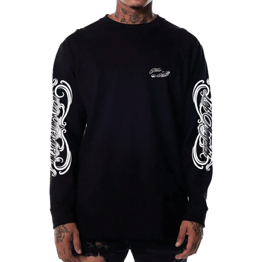 Now Or Never Long Sleeve T-Shirt BLK