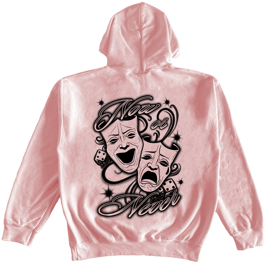 Now or Never Hoodie PINK