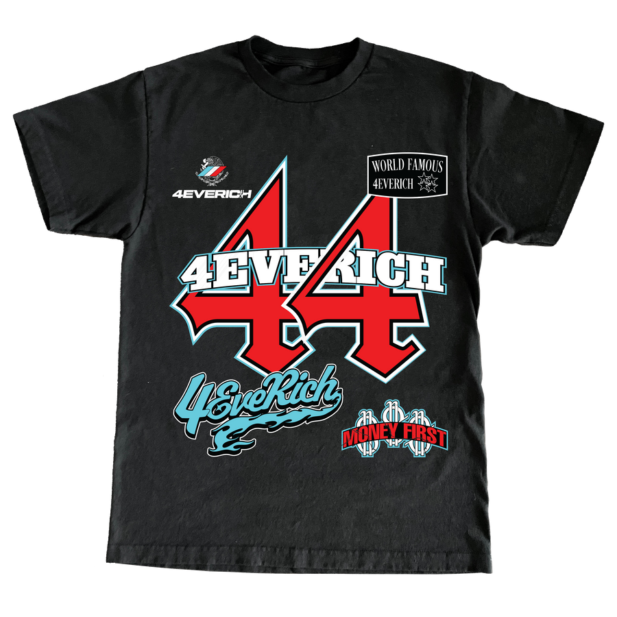 4EVERICH Member Only Black T-Shirt