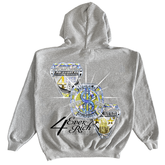 4EVERICH Championship Ring Hoodie Gry