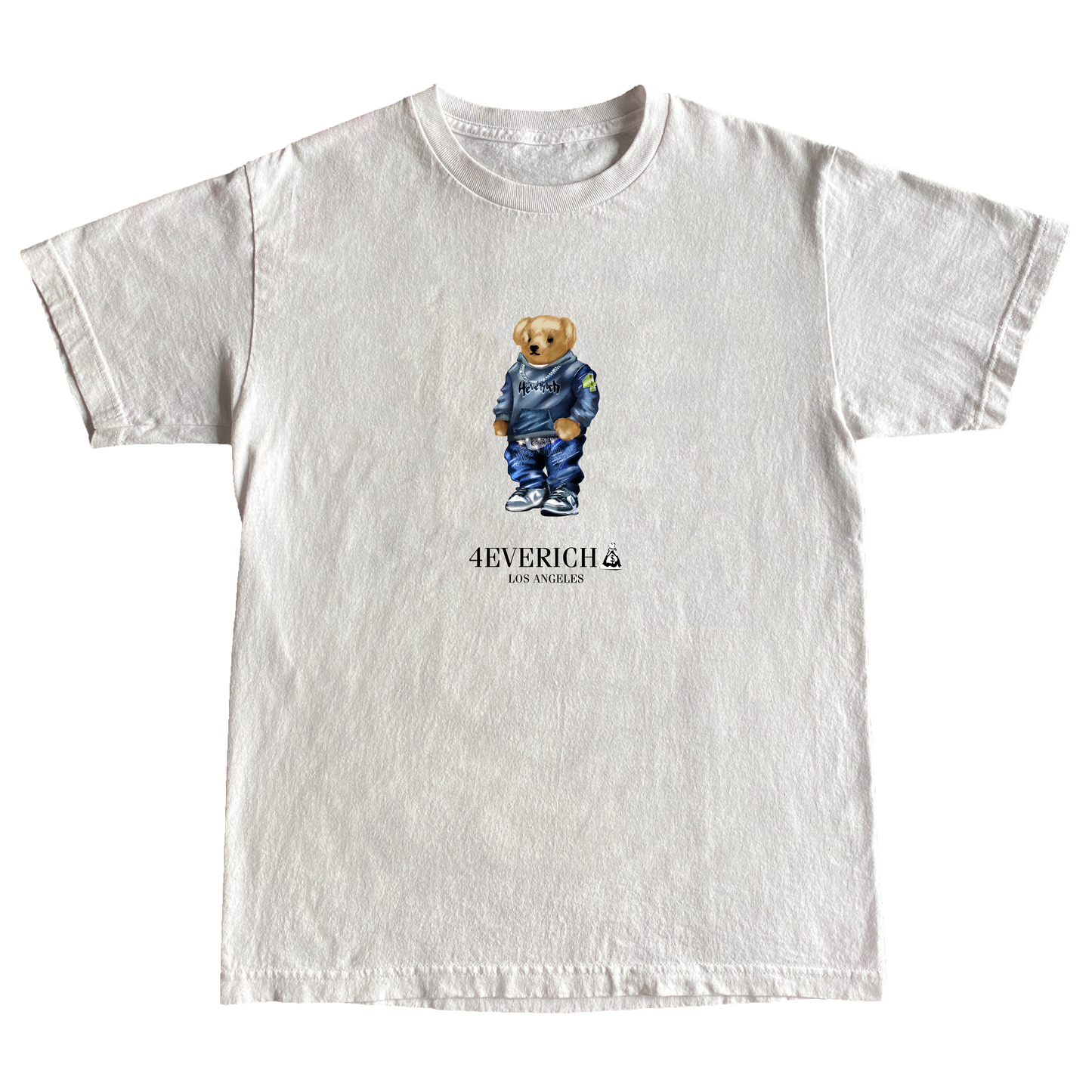 4EVERICH Bear T-Shirt WHT