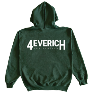 4EVERICH LOS ANGELES REFLECTIVE MONEY GREEN HOODIE