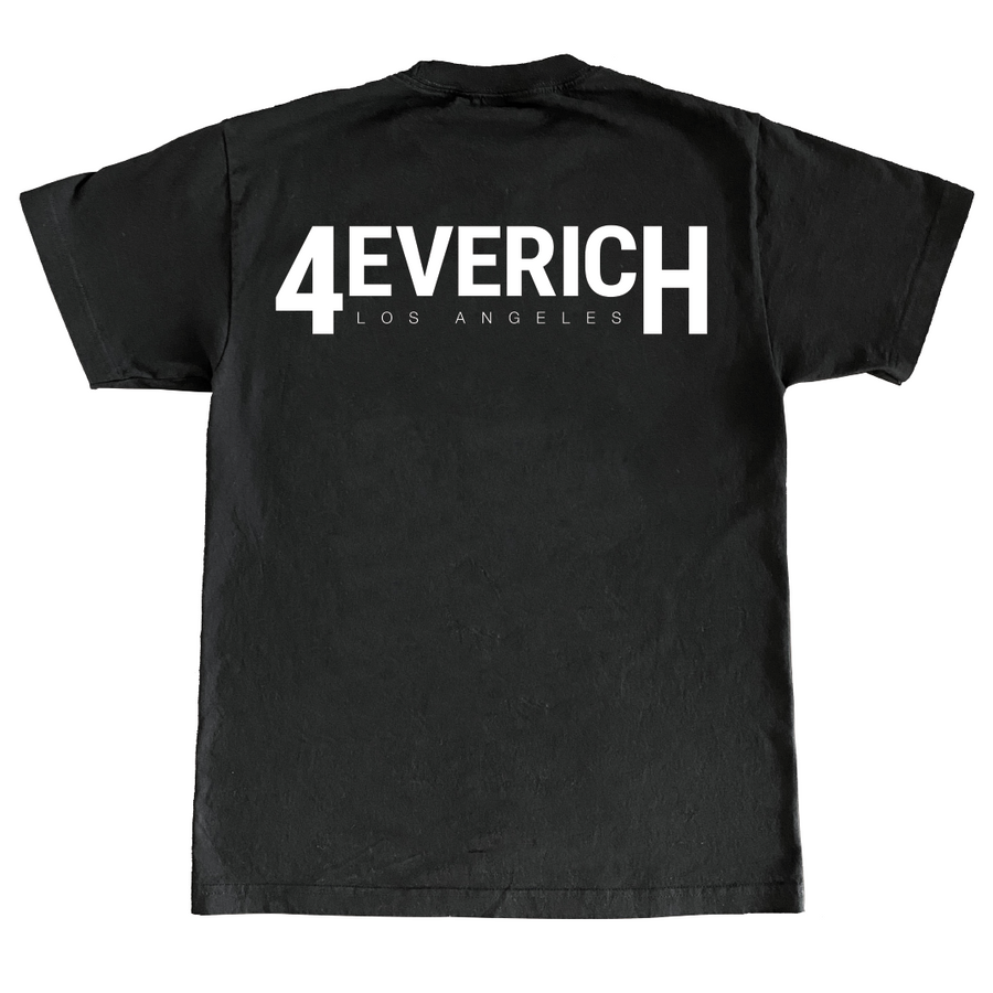 4EVERICH LA PUFF BLK T-SHIRT