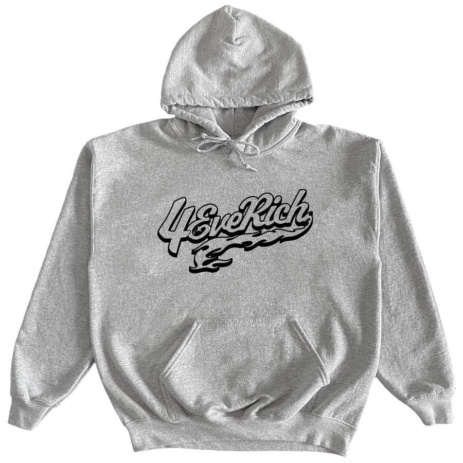 4EVERICH Flame Gray Hoodie