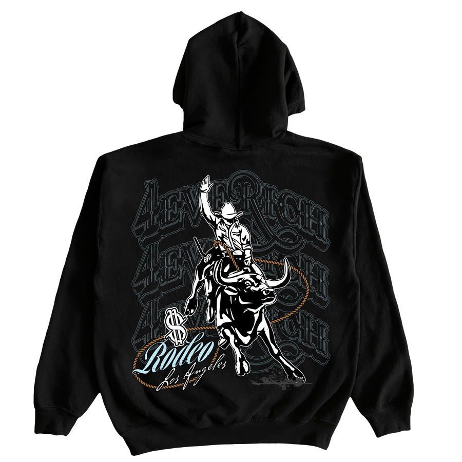 4EVERICH Rodeo Hoodie Blue – 4everichLA