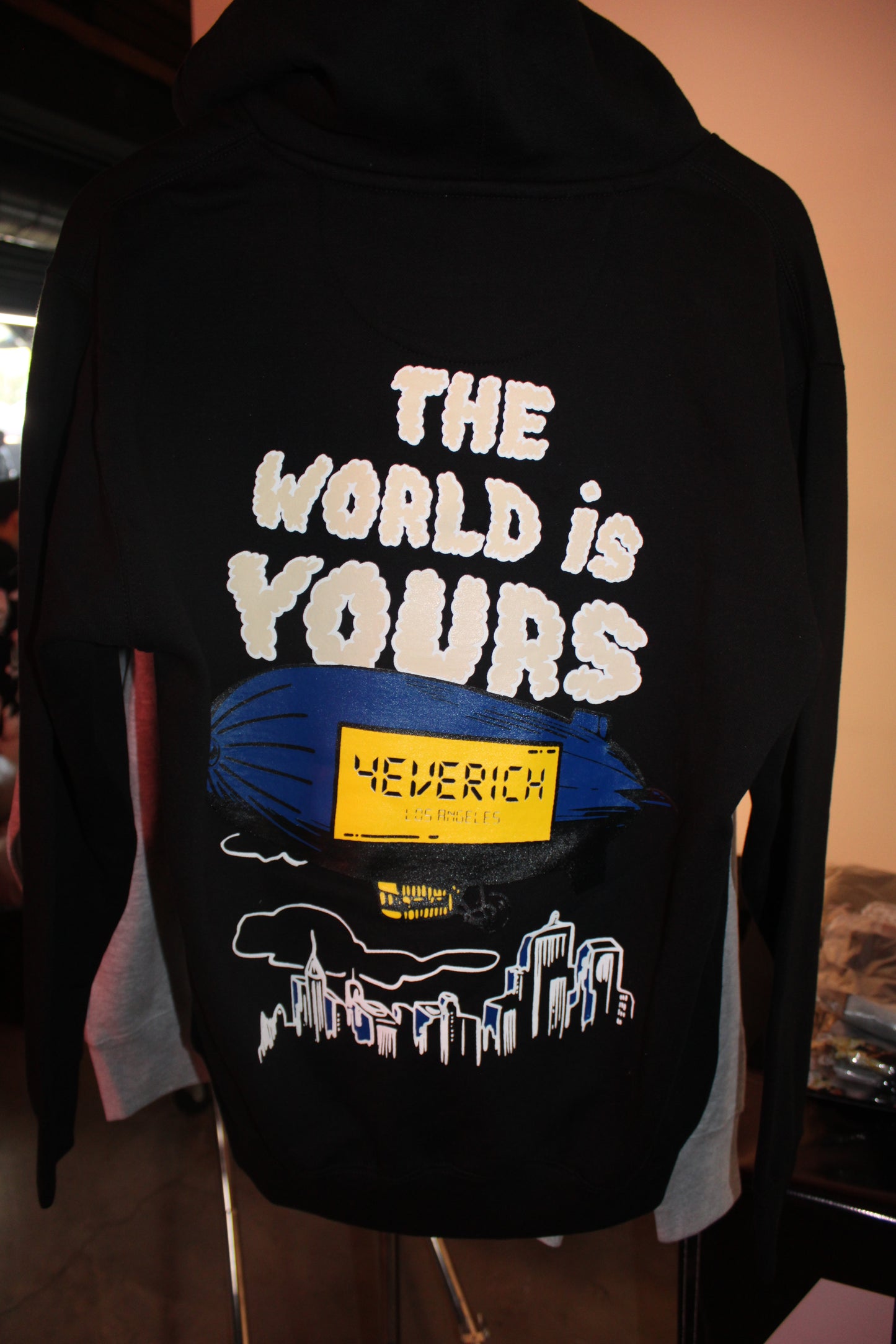 4EVERICH World Is Yours Hoodie BLK