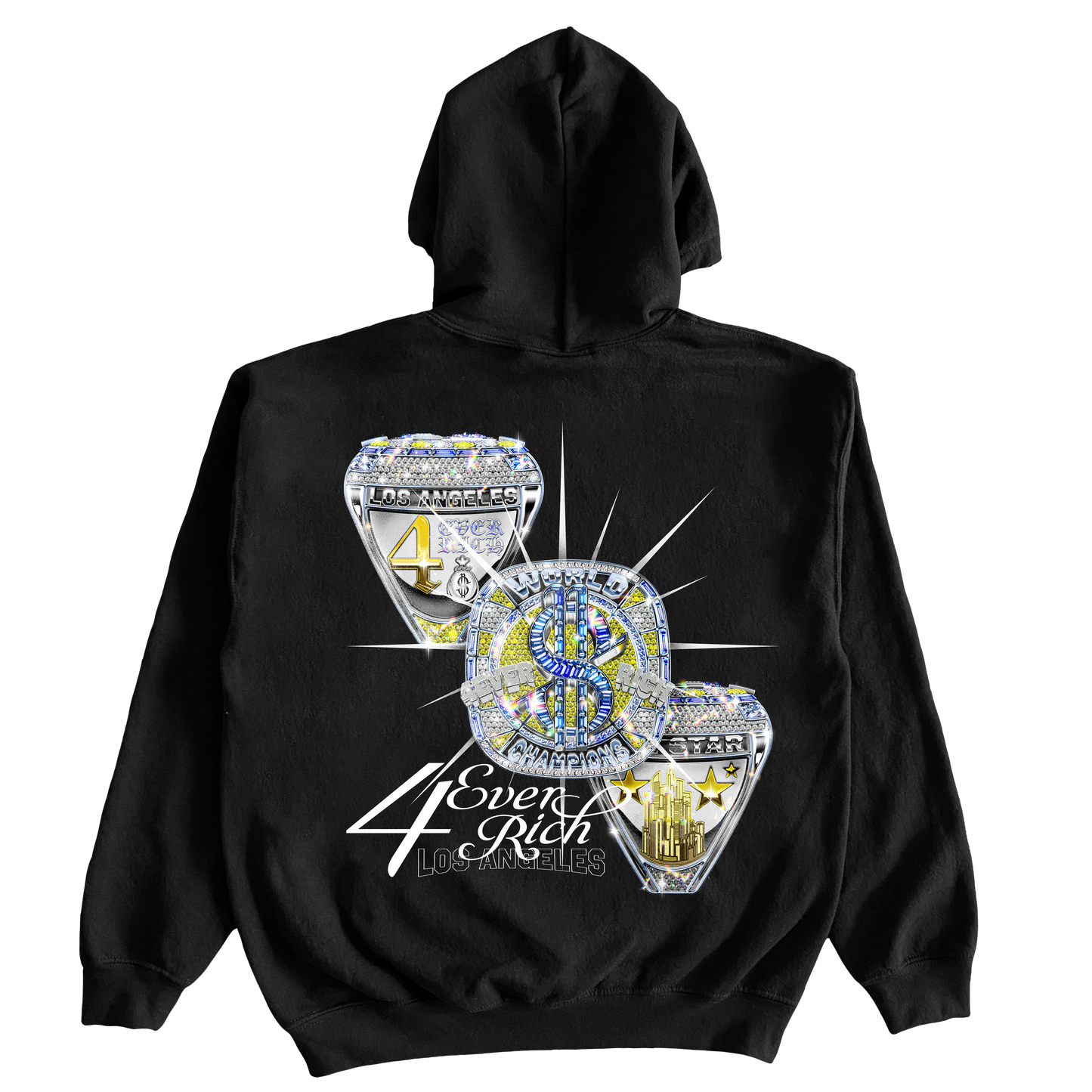 4EVERICH Championship Ring 2024 Hoodie BLK