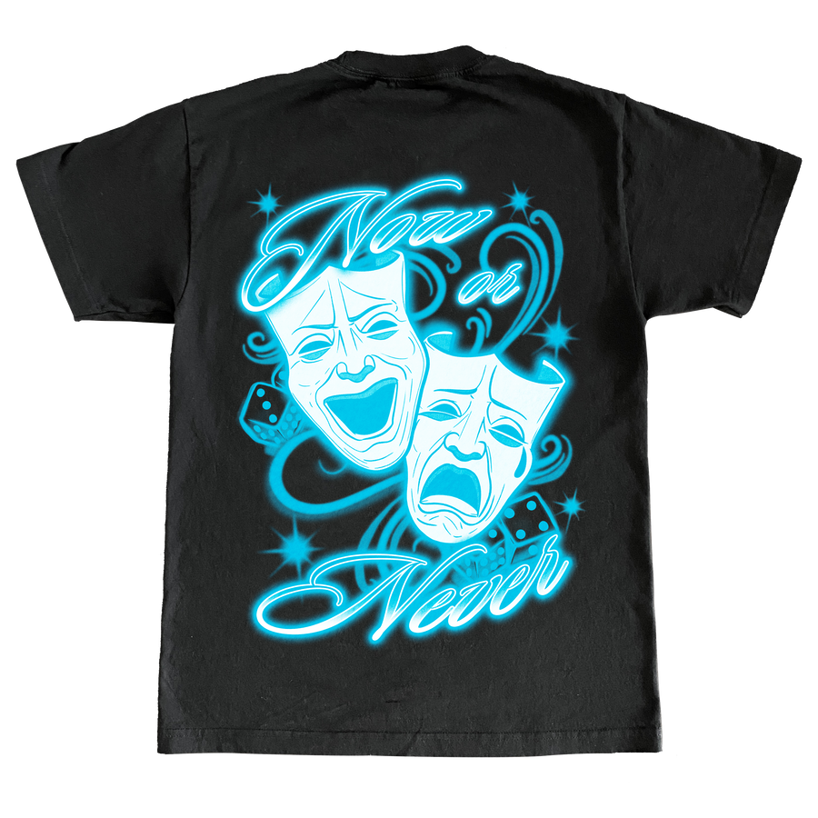 Black & Blue Now Or Never T-Shirt