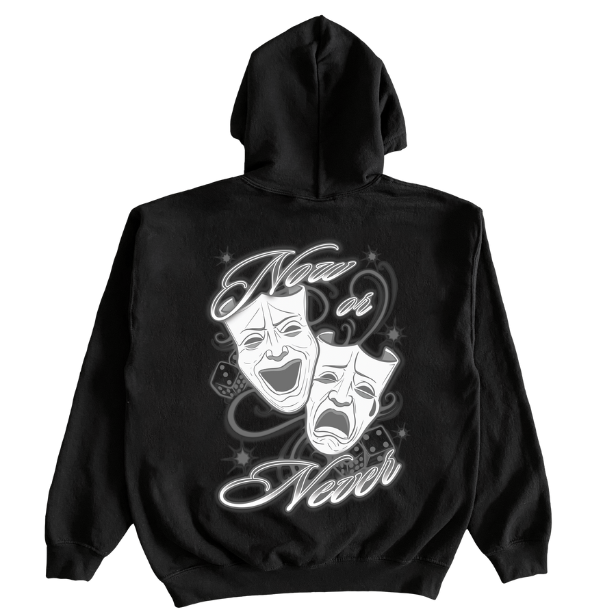 4EVERICH Now Or Never Black Hoodie