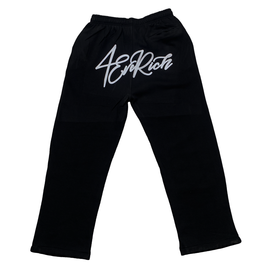 Black & Pink Now Or Never Sweatpants