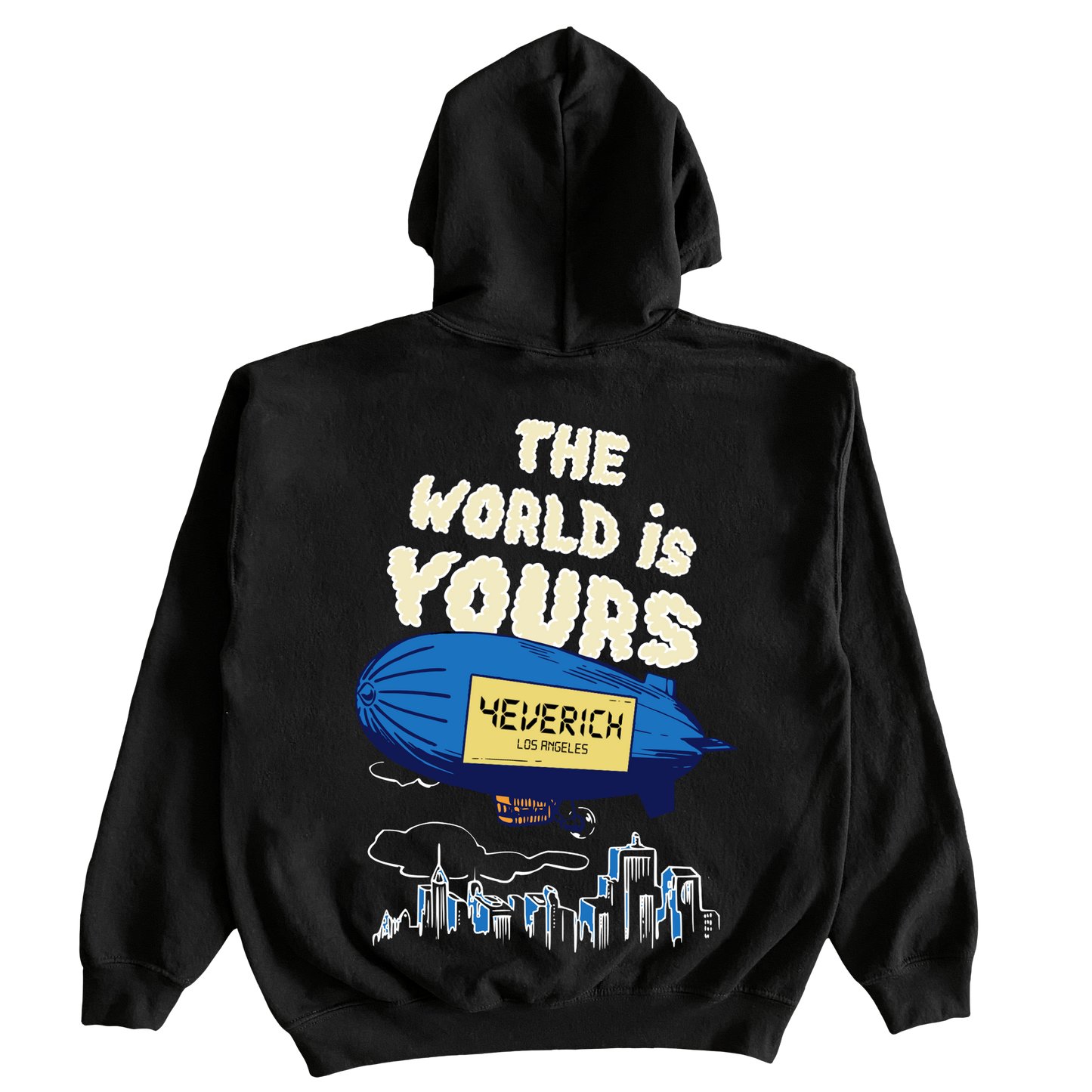 4EVERICH World Is Yours Hoodie BLK