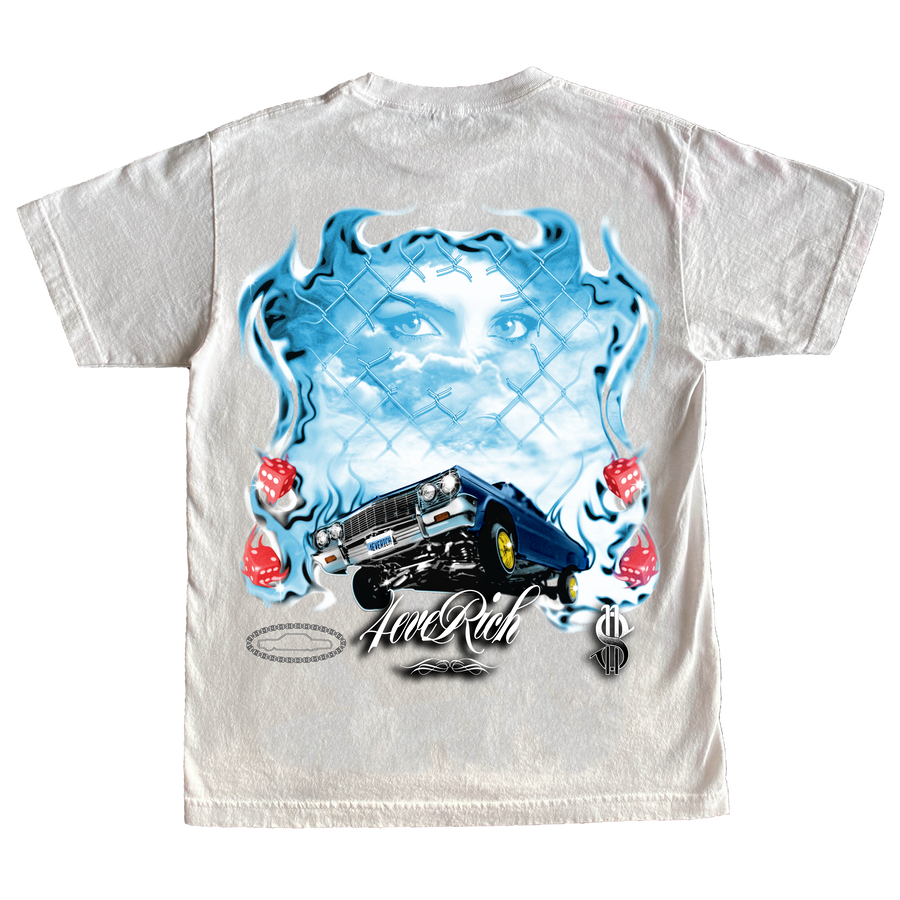 4EVERICH Old School White T-Shirt